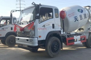 重汽王牌7方搅拌车