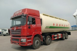 陕汽德龙37方粉粒物料